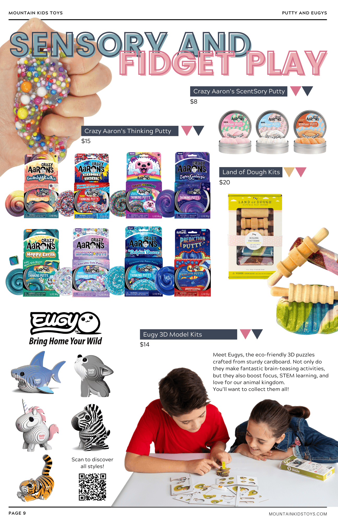 Sensory, Fidget and Models