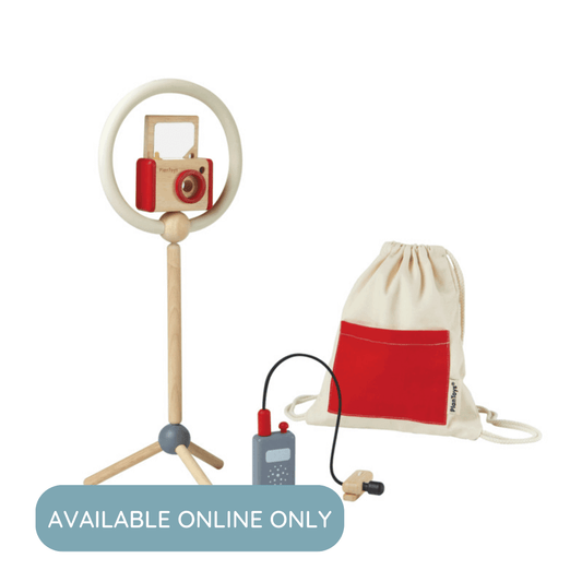 Vlogger Kit, PlanToys USA, eco-friendly Toys, Mountain Kids Toys