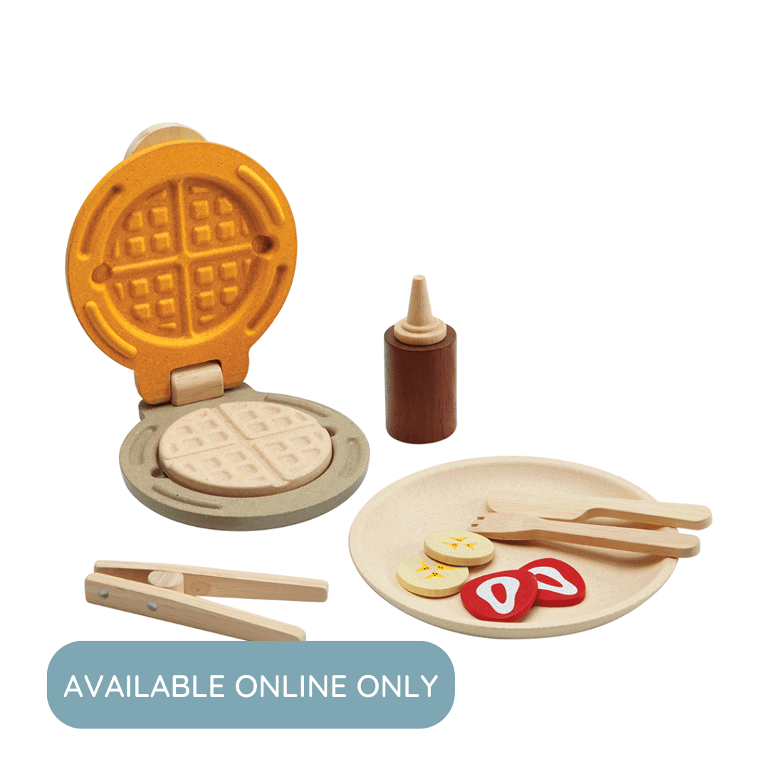 Waffle Set, PlanToys USA, eco-friendly Toys, Mountain Kids Toys