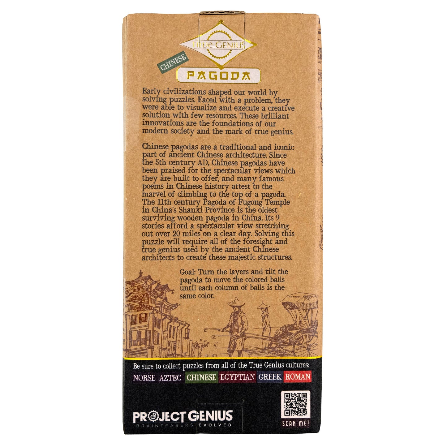 True Genius Chinese Pagoda Puzzle