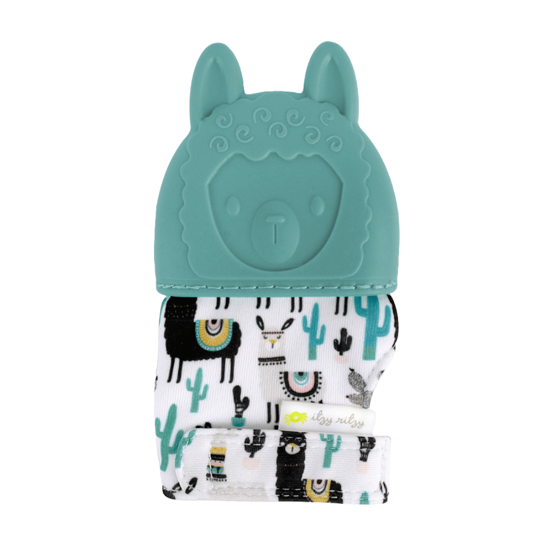 Itzy Mitt Silicone Teething Mitts: Highland Cow