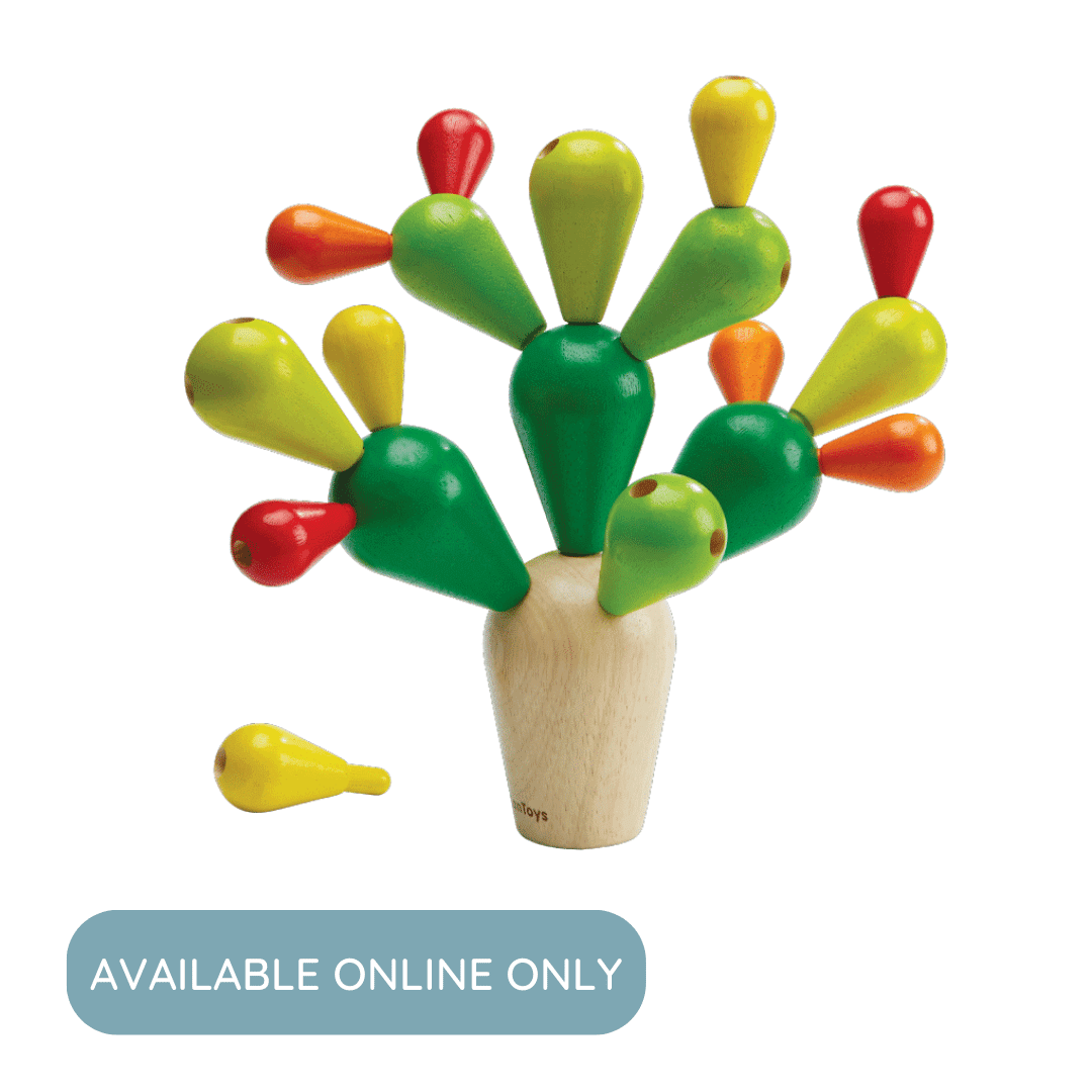 Balancing Cactus, PlanToys USA, eco-friendly Toys, Mountain Kids Toys
