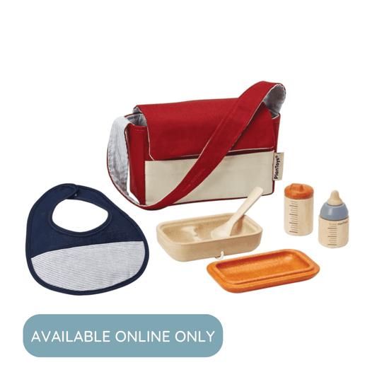 Doll Feeding Set, PlanToys USA, eco-friendly Toys, Mountain Kids Toys