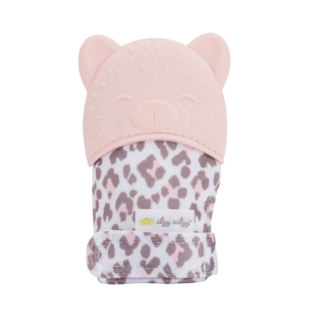 Itzy Mitt Silicone Teething Mitts: Highland Cow