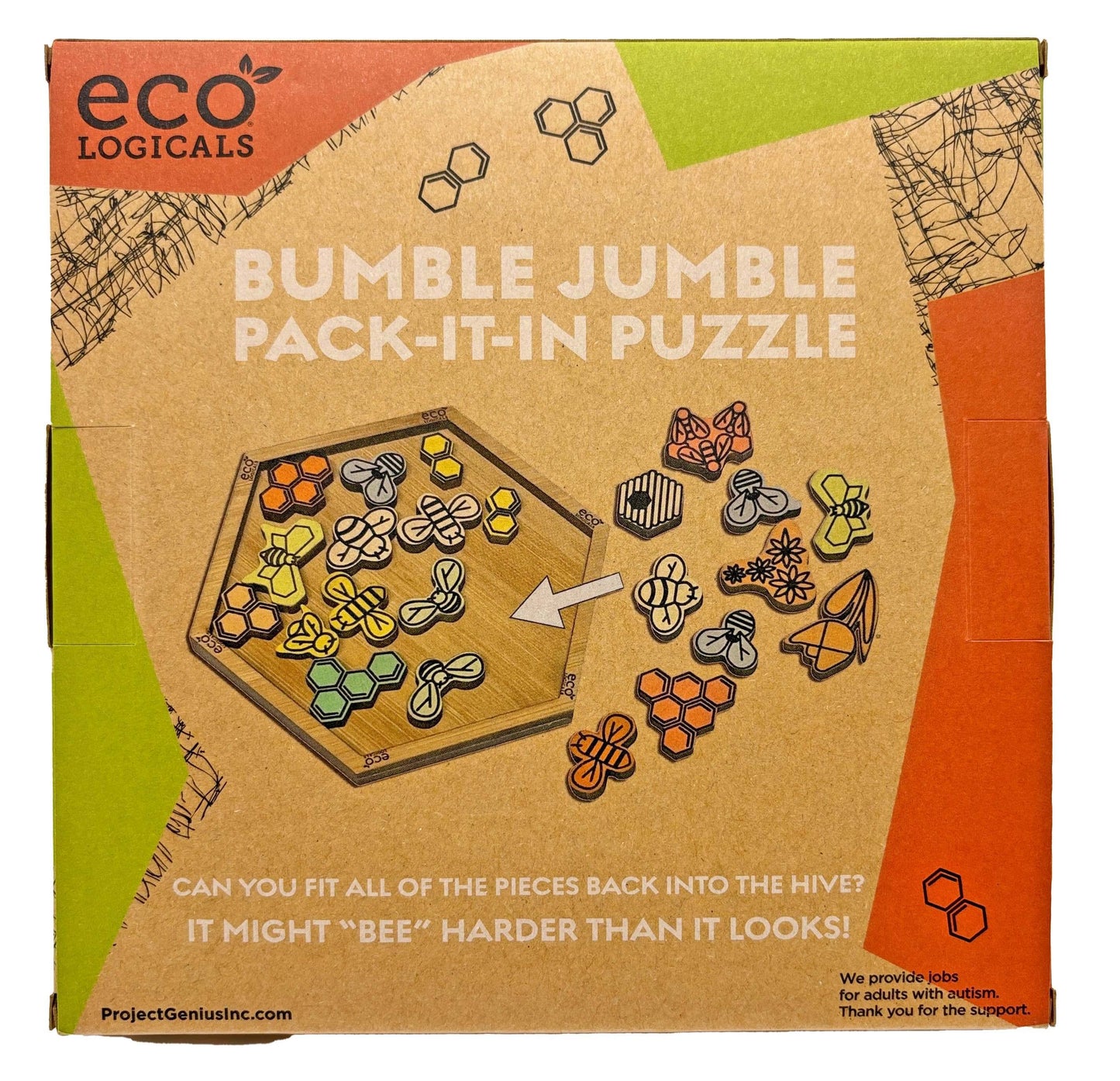 Ecologicals Bumble Jumble Bamboo Puzzle