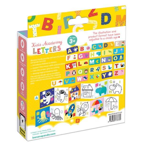 Kids Academy Letters 3+ Puzzles/Books/Stickers for toddlers