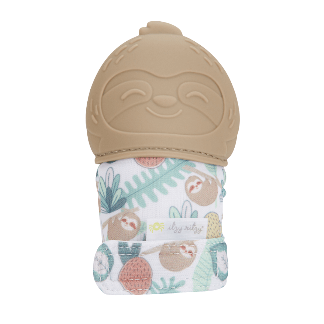 Itzy Mitt Silicone Teething Mitts: Highland Cow