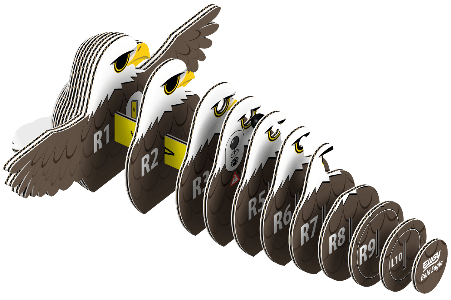 EUGY Bald Eagle 3D Puzzle