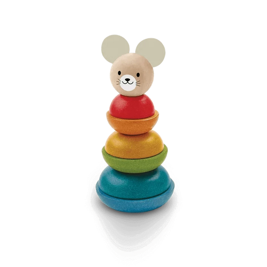 Stacking Ring Mouse, PlanToys, eco-friendly Toys, Mountain Kids Toys