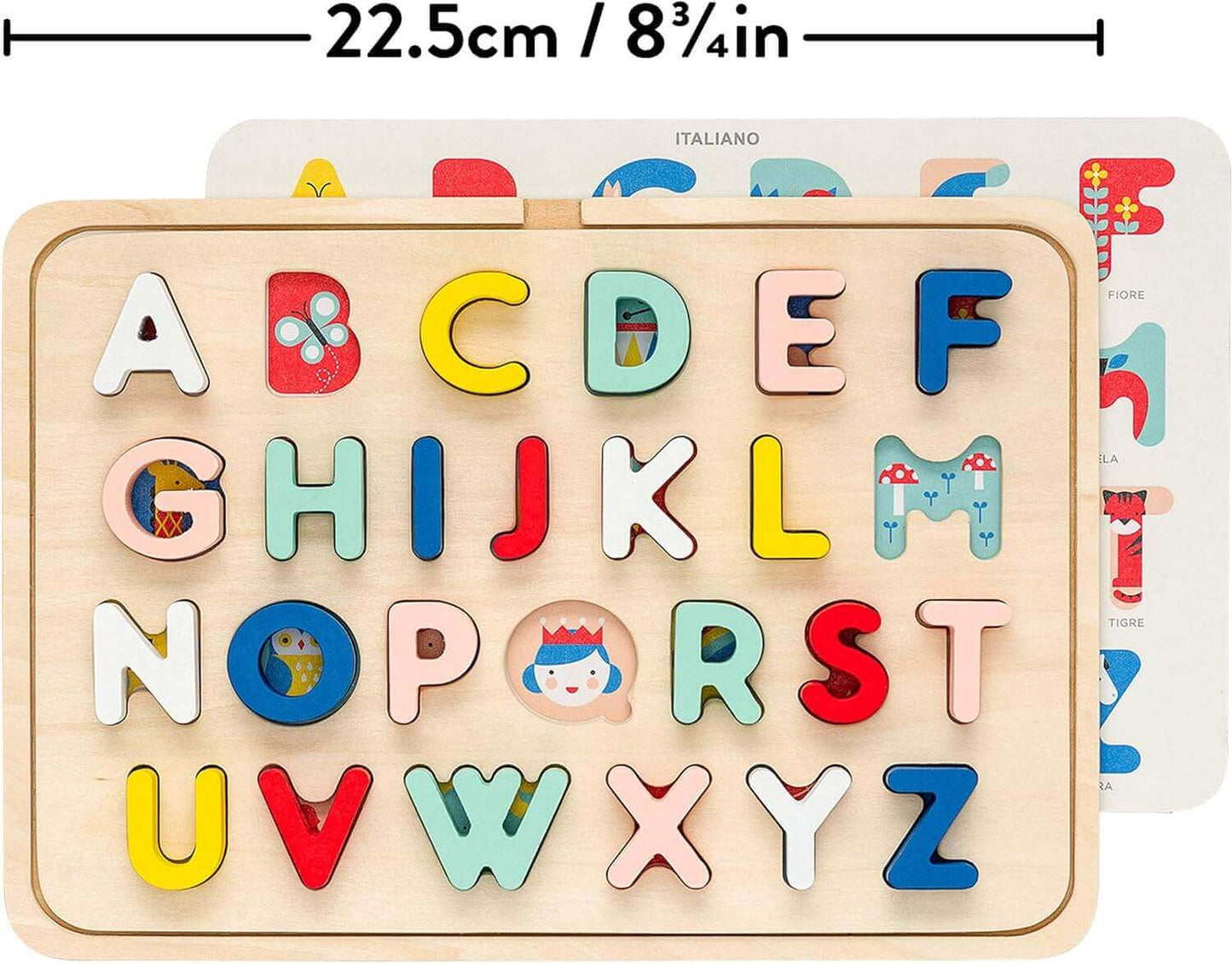 Alphabet Wooden Tray Puzzle Multi-Language