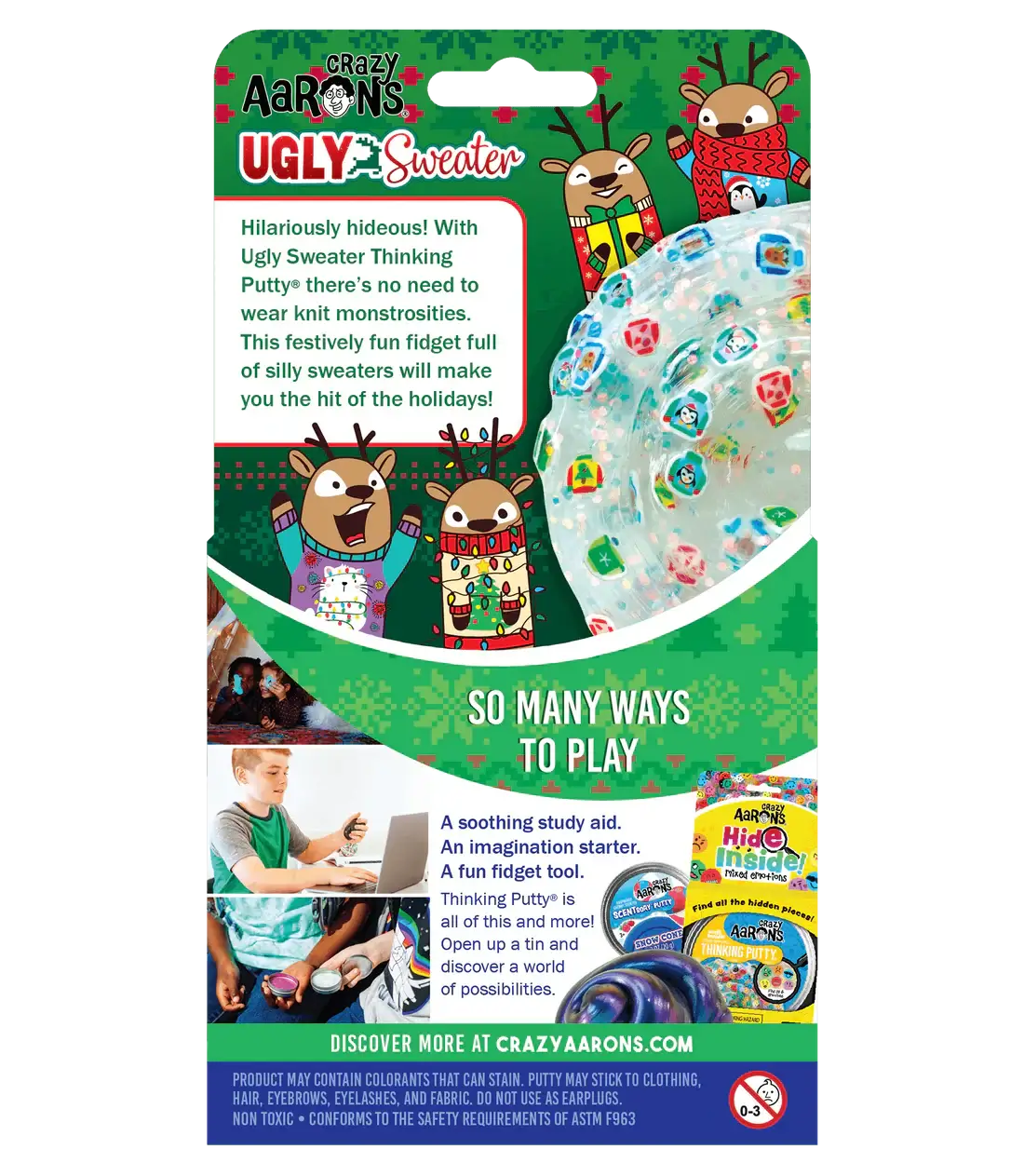 Ugly Sweater Thinking Putty