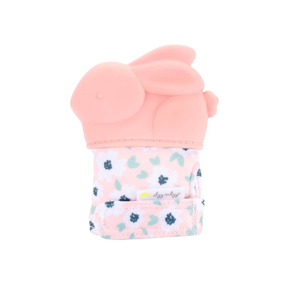 Itzy Mitt Silicone Teething Mitts: Highland Cow