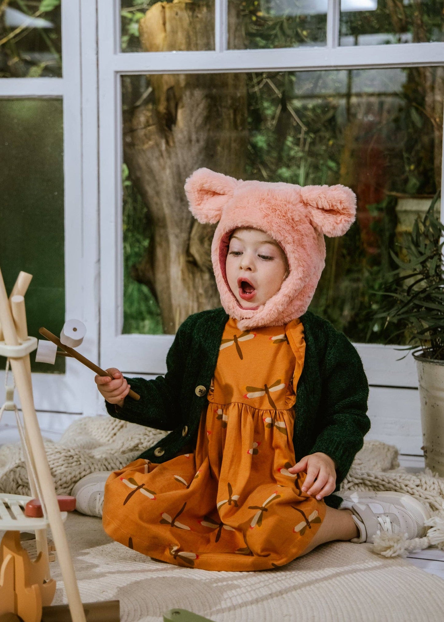 Wooden Camping Playset