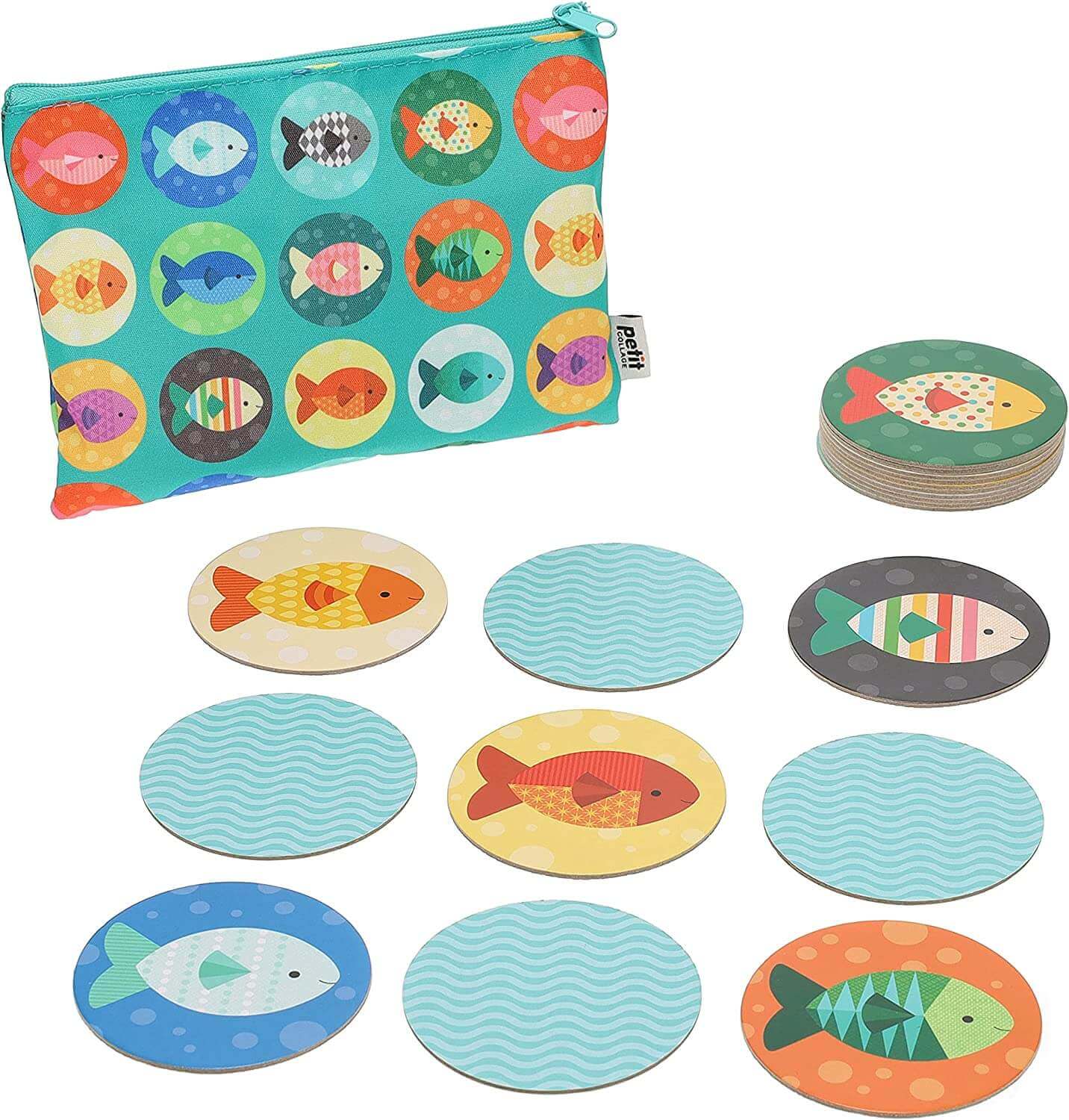 Gone Fishing Matching Game, Petit Collage, eco-friendly Toys, Mountain Kids Toys