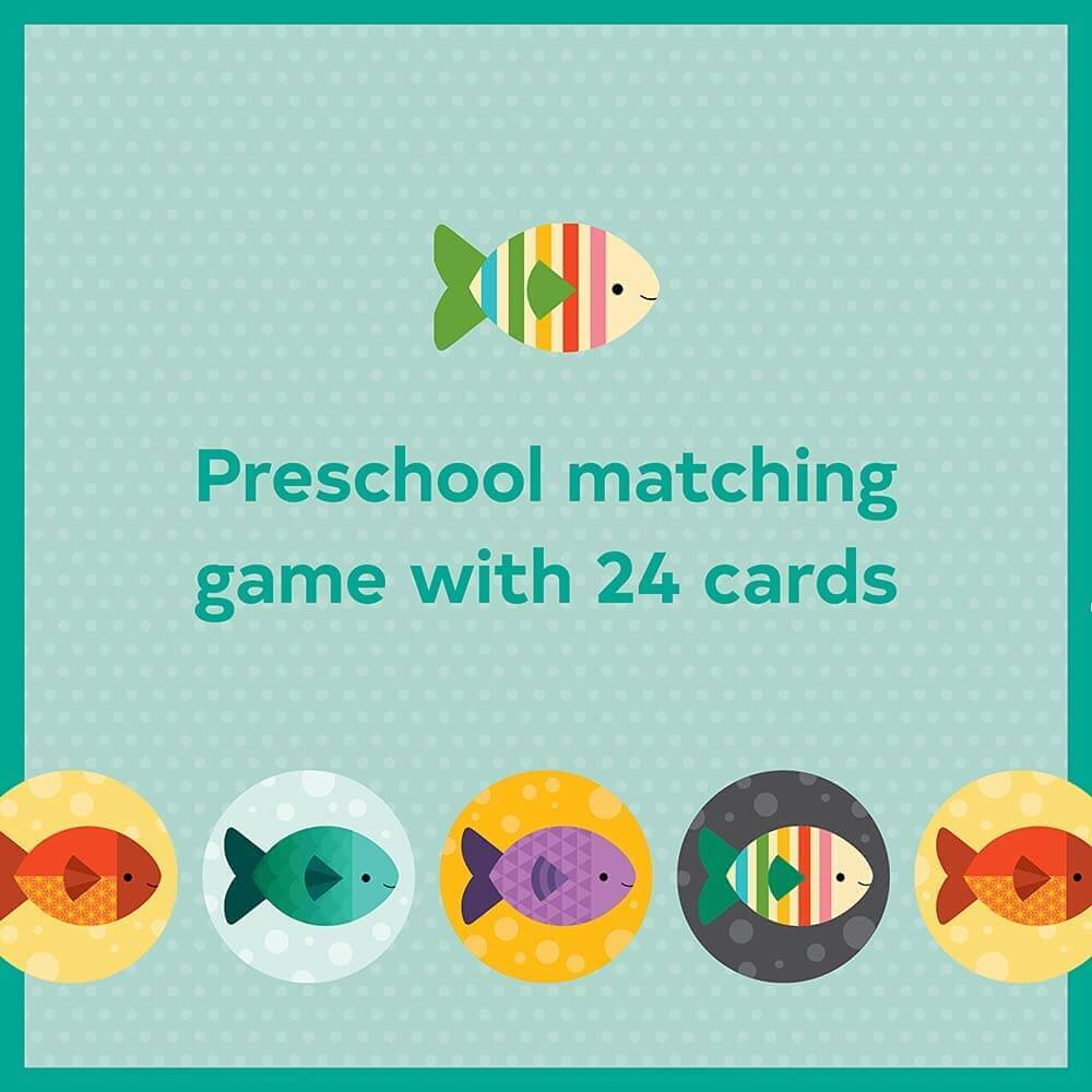 Gone Fishing Matching Game, Petit Collage, eco-friendly Toys, Mountain Kids Toys