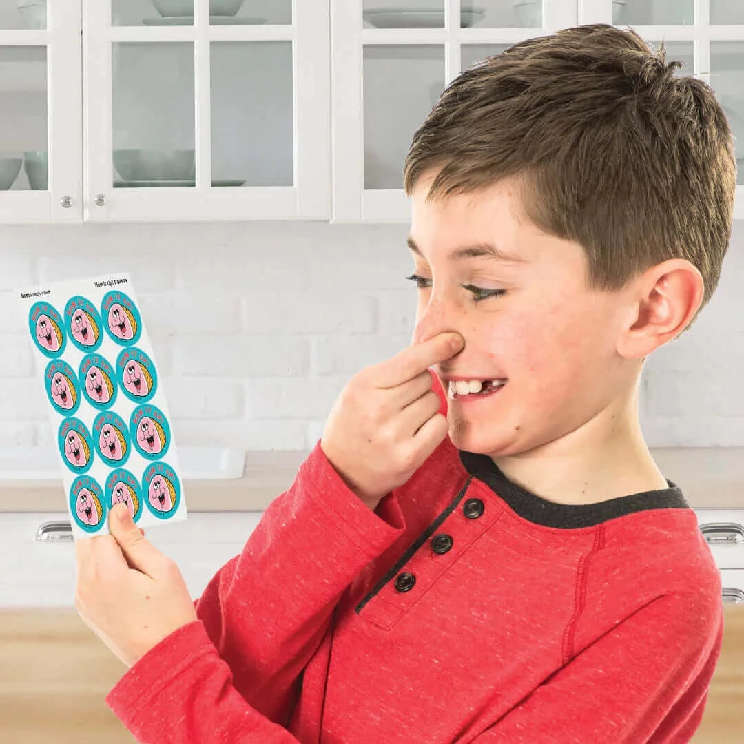 "Ham it Up" Ham Stinky Stickers 24ct, Stinky Stickers, eco-friendly Toys, Mountain Kids Toys