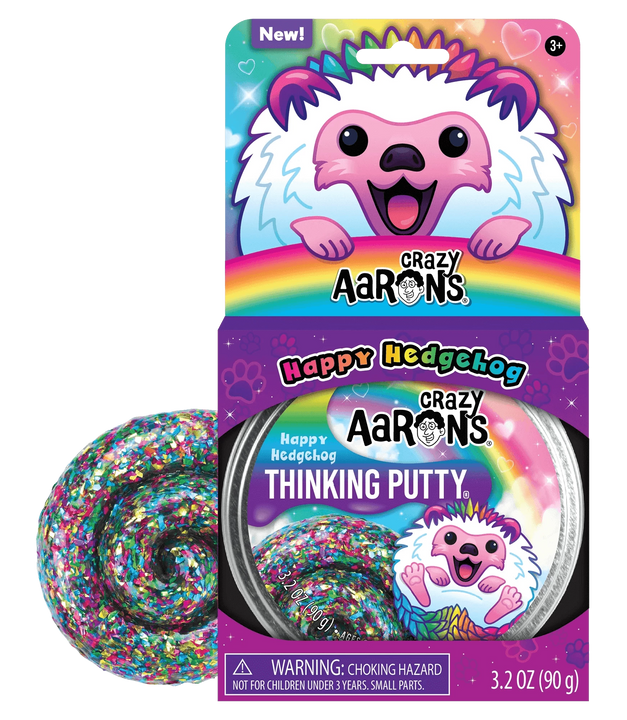 Putty Pets - Happy Hedgehog Thinking Putty