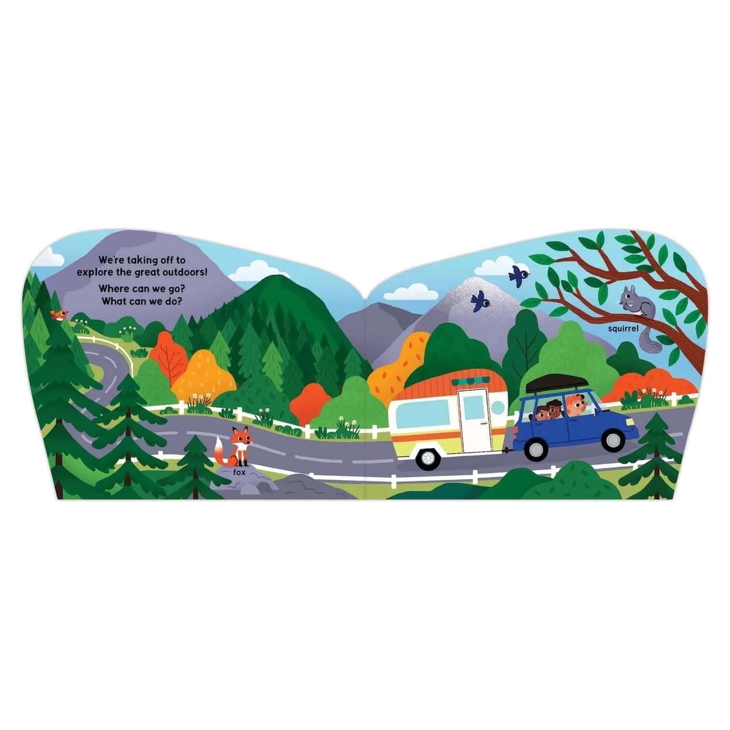 Happy Camper by Hoffman & Harrison, Chronicle Books, eco-friendly Books, Mountain Kids Toys