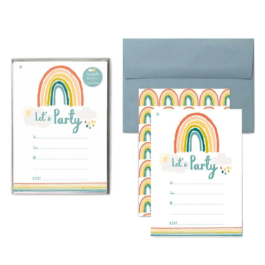 Little Rainbow Party Invitations, Lucy Darling, eco-friendly Toys, Mountain Kids Toys