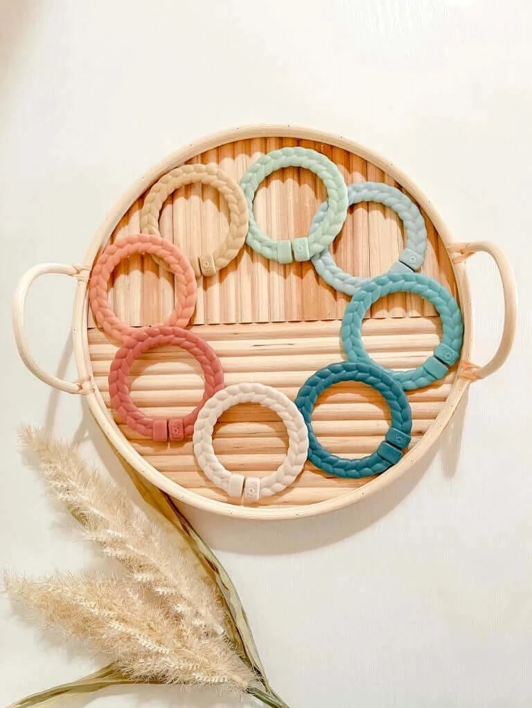Bitzy Bespoke Itzy Rings™ Linking Ring Set, Itzy Ritzy, eco-friendly Baby, Mountain Kids Toys