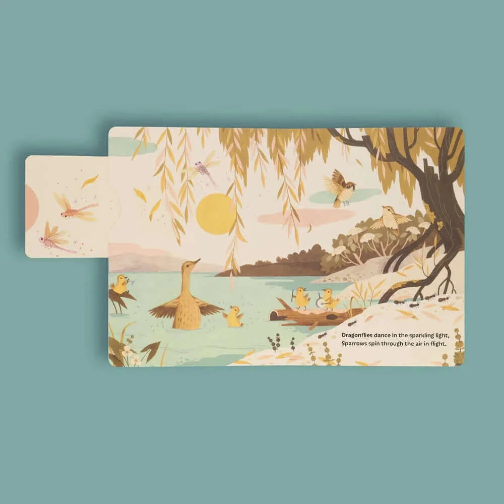 Sunrise Dance by Serena Gringold Allen, Chronicle Books, eco-friendly Books, Mountain Kids Toys