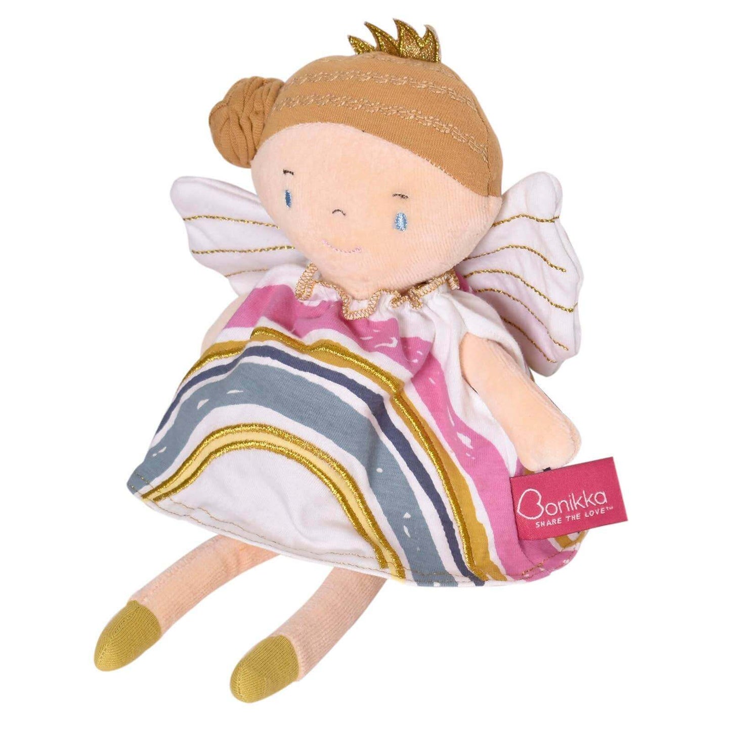 Fairy with Rainbow Dress - Organic, Tikiri Toys, eco-friendly Toys, Mountain Kids Toys