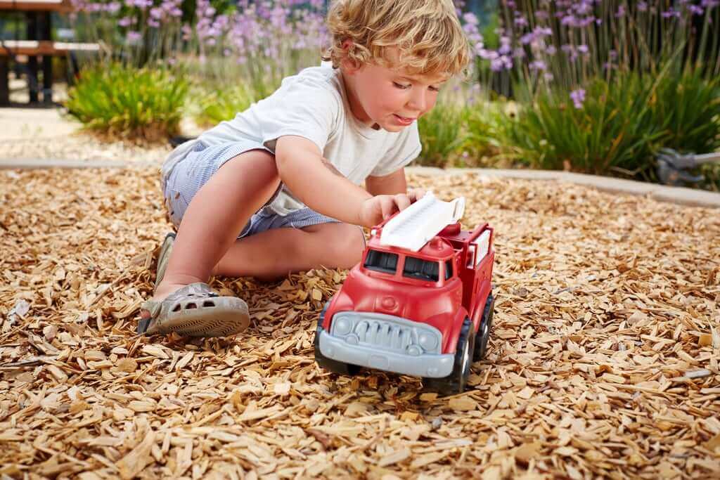 Fire Truck, Green Toys, eco-friendly Toys, Mountain Kids Toys