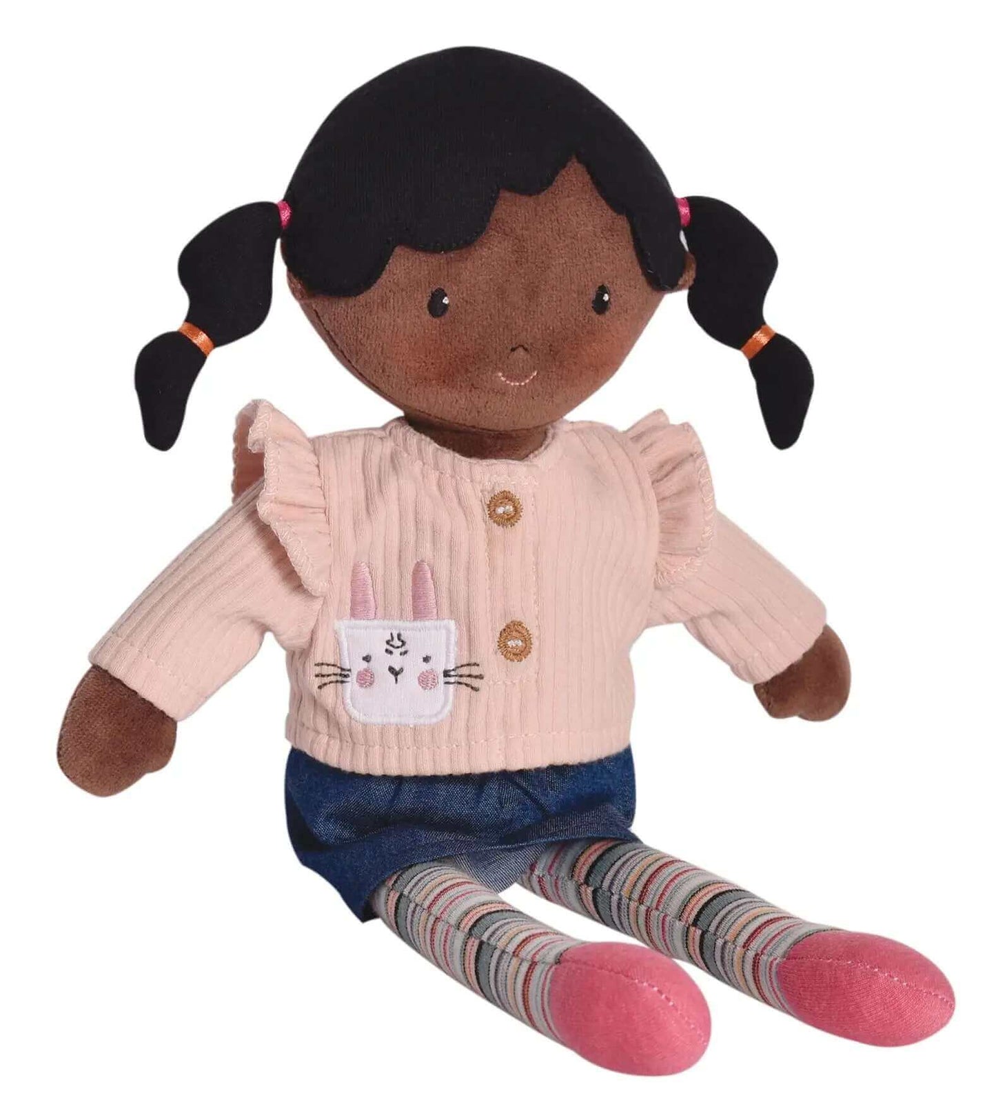Alicia - Pink Sweater Doll, Tikiri Toys, eco-friendly Toys, Mountain Kids Toys