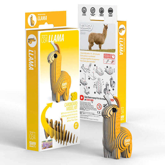 Llama Eugy, Geotoys, eco-friendly Toys, Mountain Kids Toys