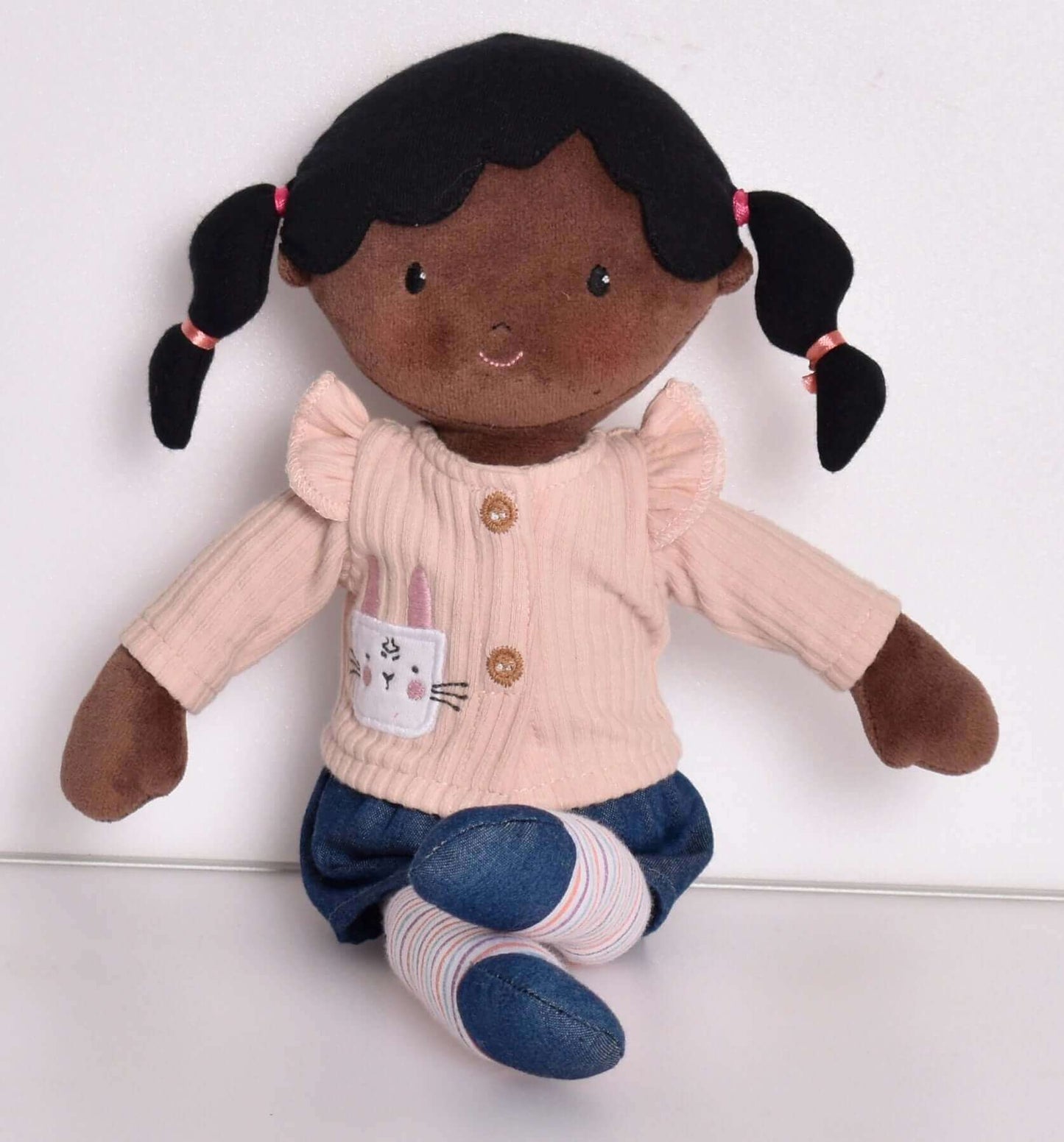 Alicia - Pink Sweater Doll, Tikiri Toys, eco-friendly Toys, Mountain Kids Toys