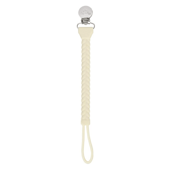 Sweetie Strap Silicone One-Piece Pacifier Clips - Ivory