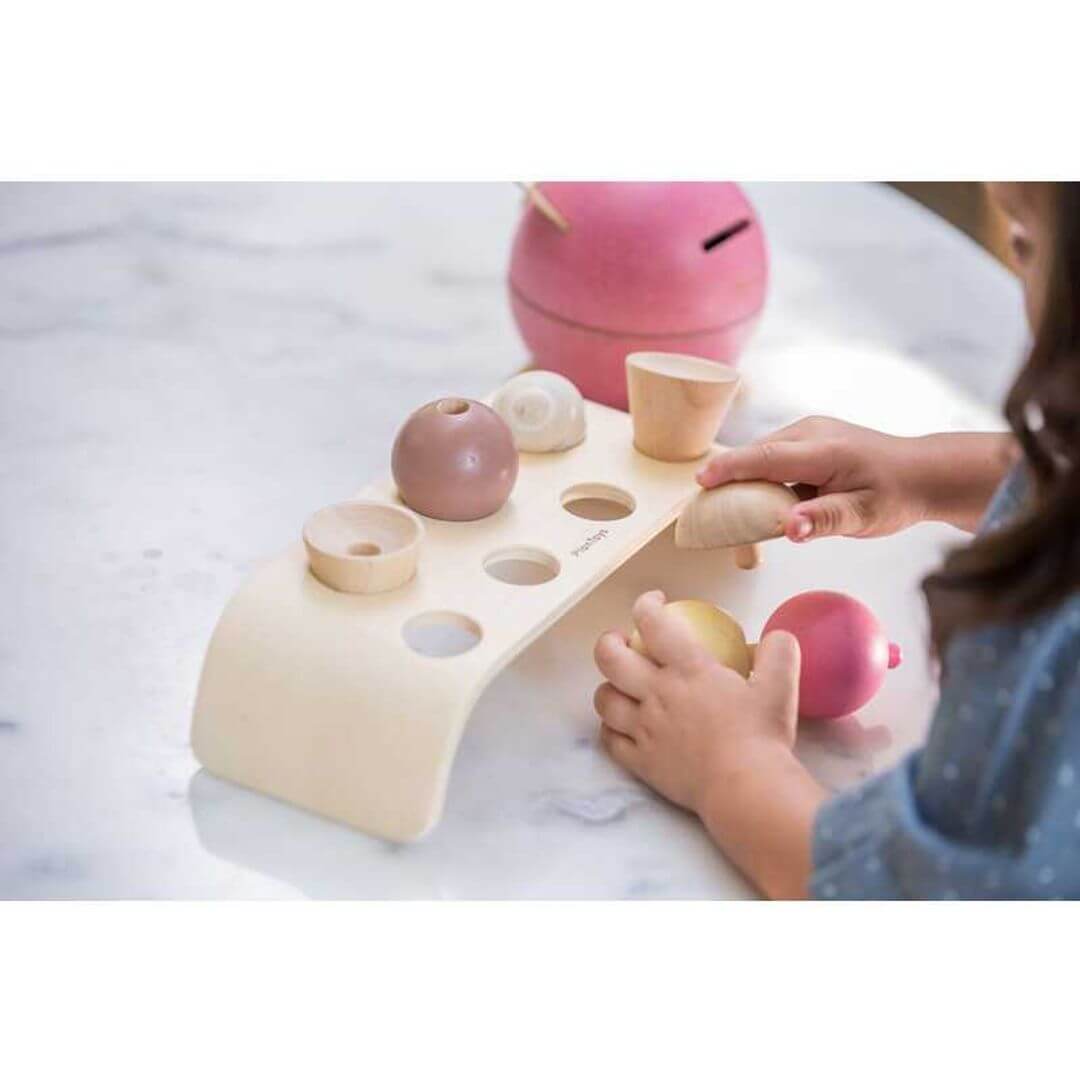 Ice Cream Set, PlanToys USA, eco-friendly Toys, Mountain Kids Toys