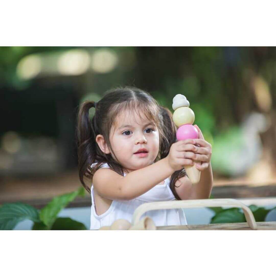 Ice Cream Set, PlanToys USA, eco-friendly Toys, Mountain Kids Toys