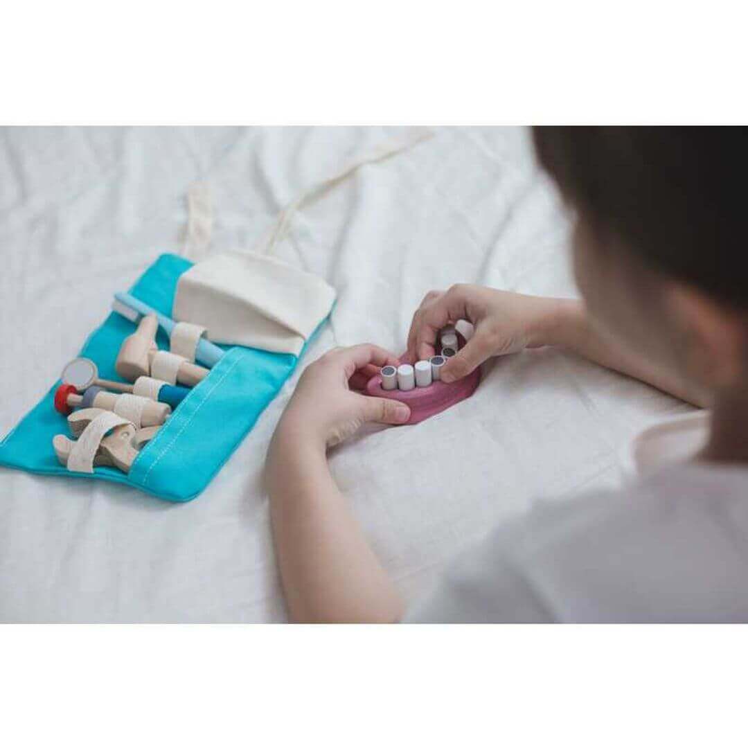 Dentist Set, PlanToys USA, eco-friendly Toys, Mountain Kids Toys