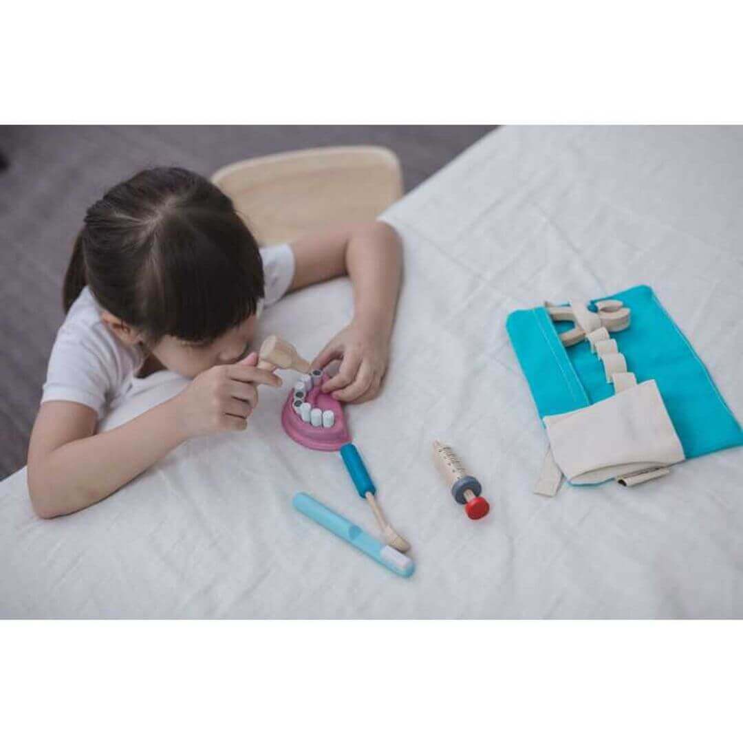 Dentist Set, PlanToys USA, eco-friendly Toys, Mountain Kids Toys