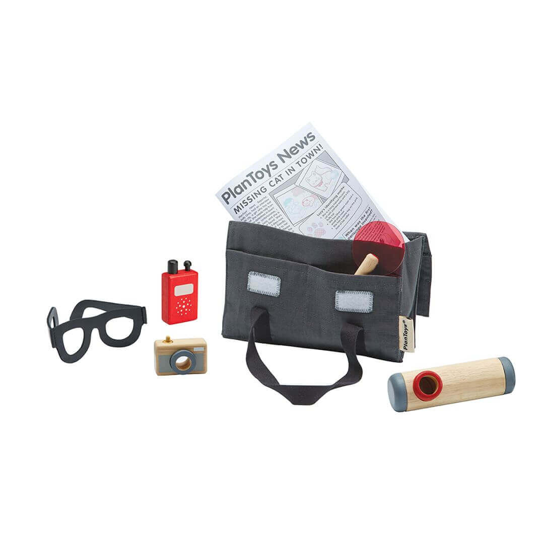 Detective Set, PlanToys USA, eco-friendly Toys, Mountain Kids Toys