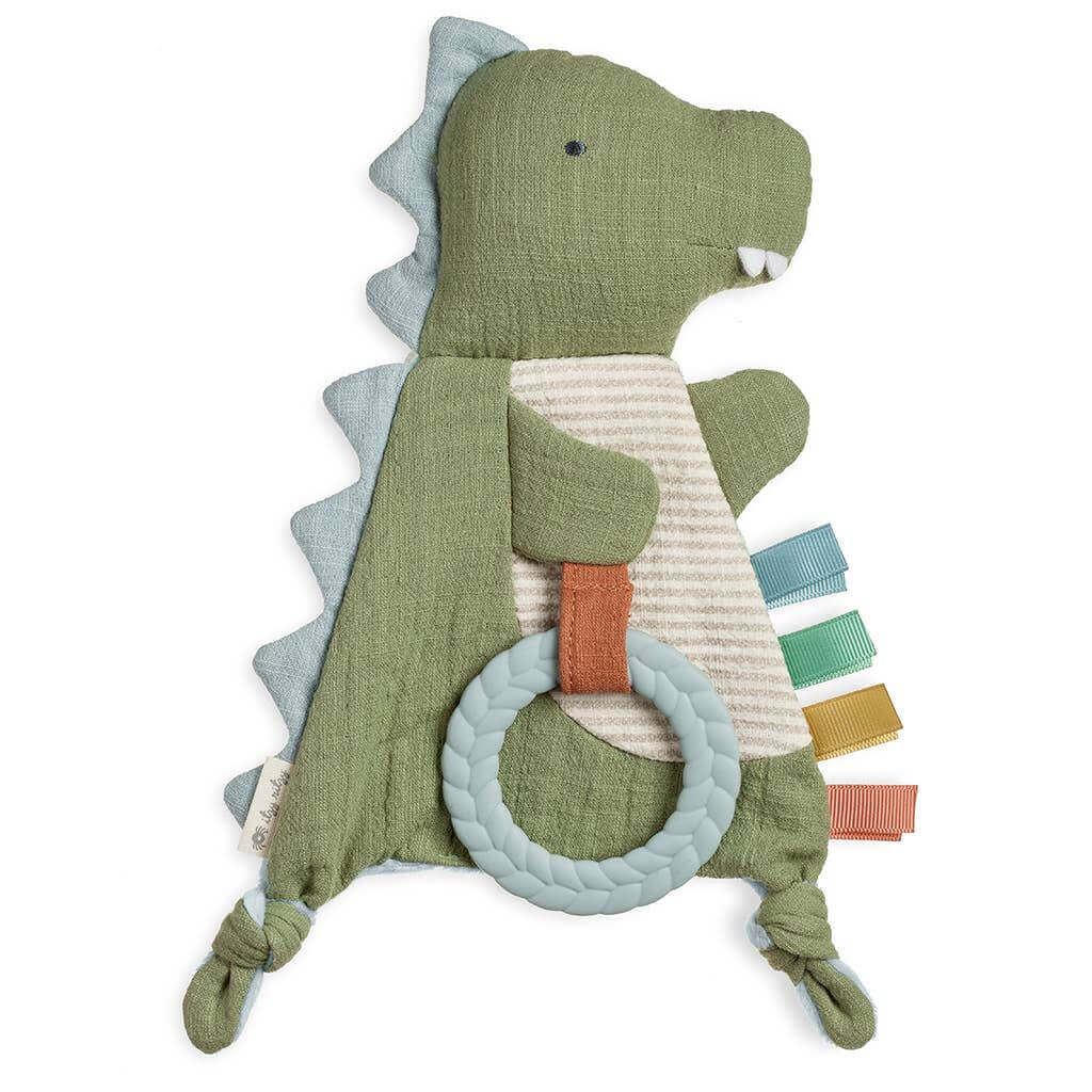 Dino Bitzy Crinkle™ Sensory Toy with Teether, Itzy Ritzy, eco-friendly Toys, Mountain Kids Toys