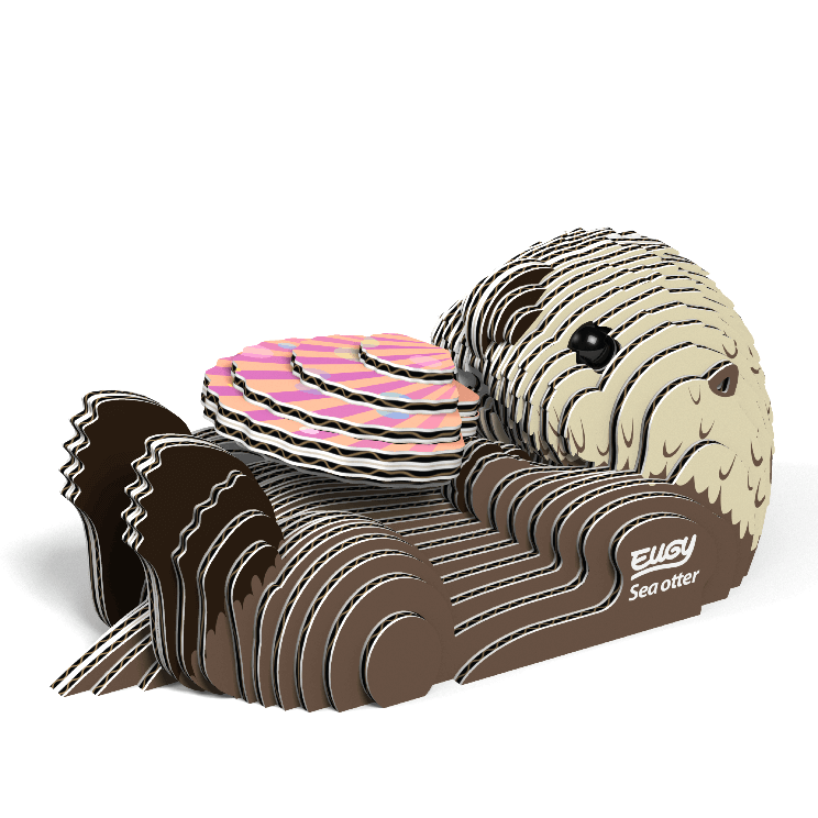 Sea Otter Eugy, Geotoys, eco-friendly Toys, Mountain Kids Toys