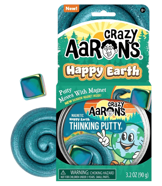 Happy Earth Magnetic Storm Putty, Crazy Aarons Thinking Putty, eco-friendly Toys, Mountain Kids Toys