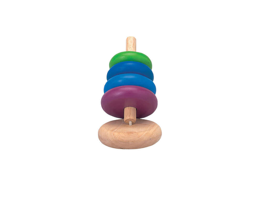 Stacking Ring Rainbow, PlanToys, eco-friendly Toys, Mountain Kids Toys