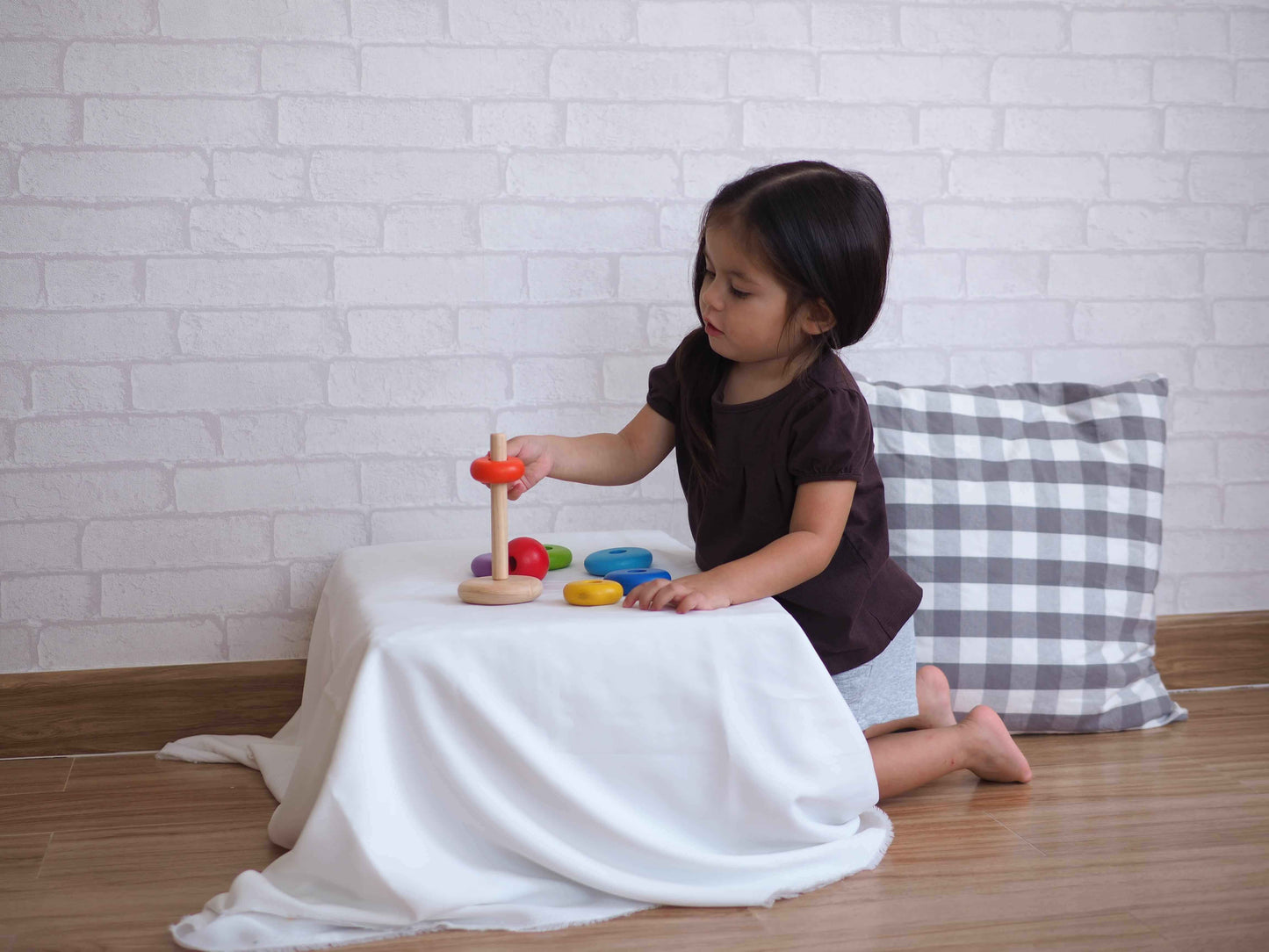 Stacking Ring Rainbow, PlanToys, eco-friendly Toys, Mountain Kids Toys