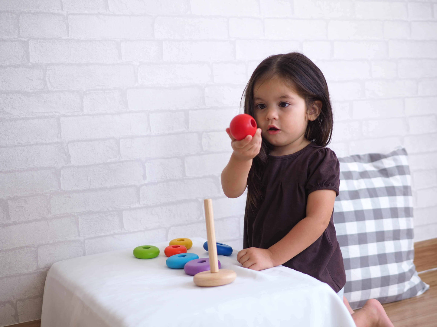 Stacking Ring Rainbow, PlanToys, eco-friendly Toys, Mountain Kids Toys