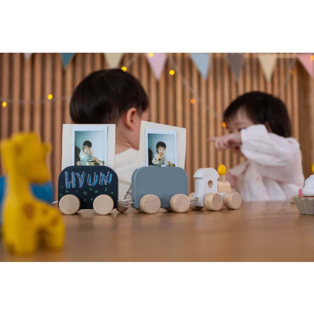 Celebration Train, PlanToys USA, eco-friendly Toys, Mountain Kids Toys