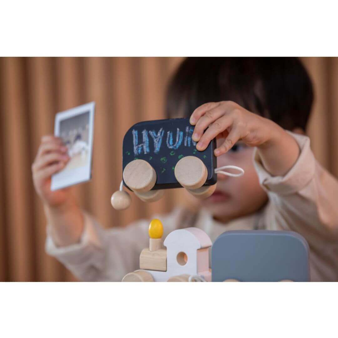 Celebration Train, PlanToys USA, eco-friendly Toys, Mountain Kids Toys