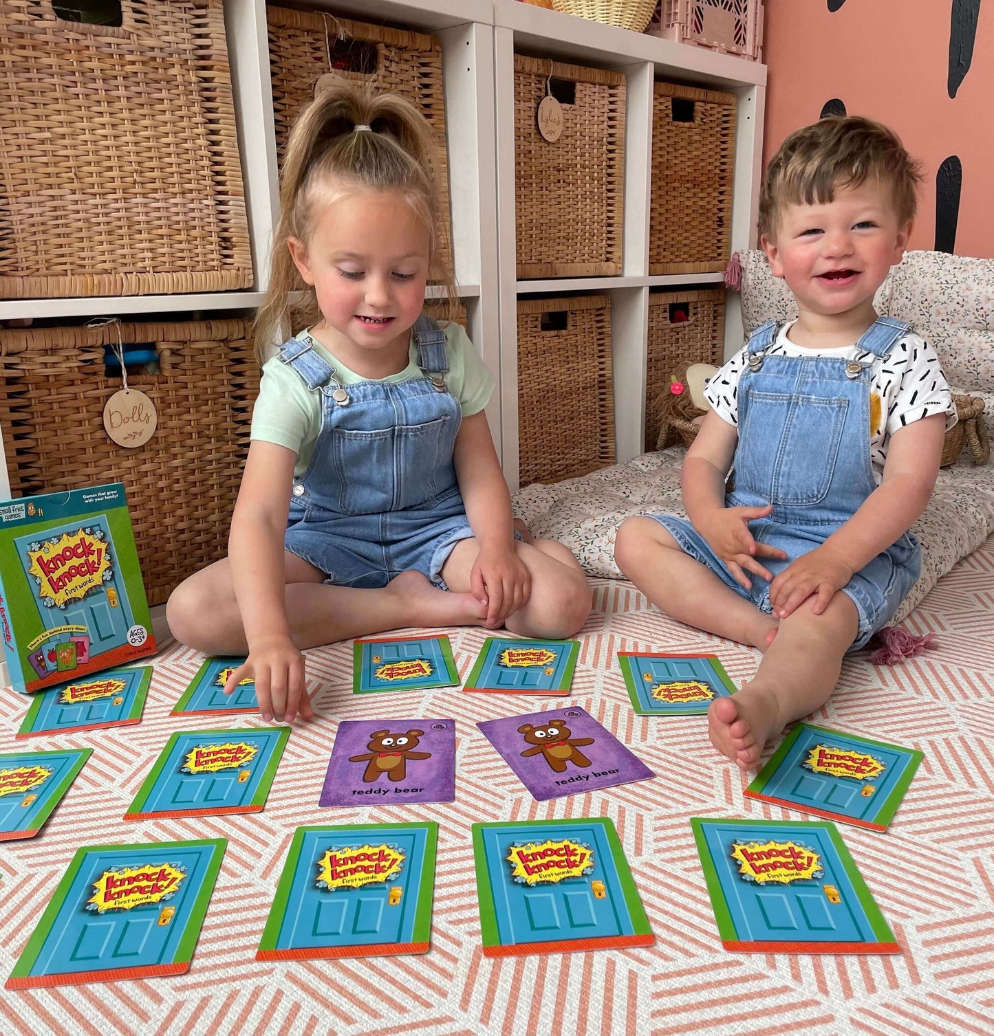 Knock Knock! First Words Game, Small Fry, eco-friendly Toys, Mountain Kids Toys