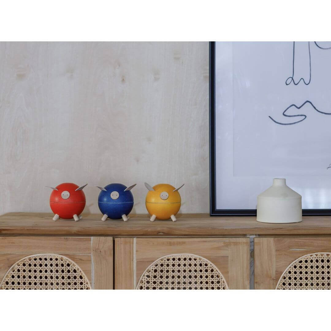 Piggy Bank - Blue, PlanToys USA, eco-friendly Toys, Mountain Kids Toys