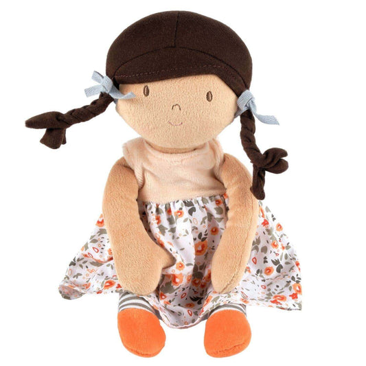 Aleah - Black Hair Doll with Heat Pack, Tikiri Toys, eco-friendly Toys, Mountain Kids Toys