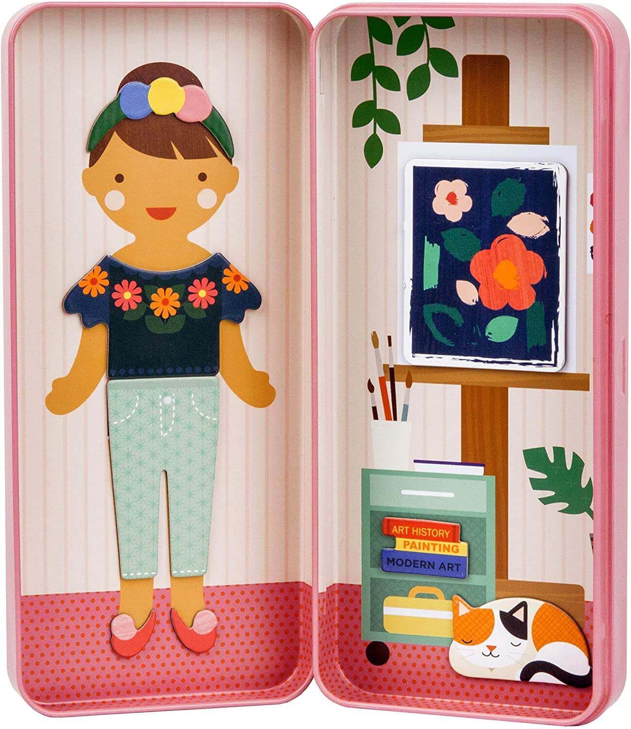 Shine Bright At the Studio Magnetic Dress Up, Petit Collage, eco-friendly Toys, Mountain Kids Toys