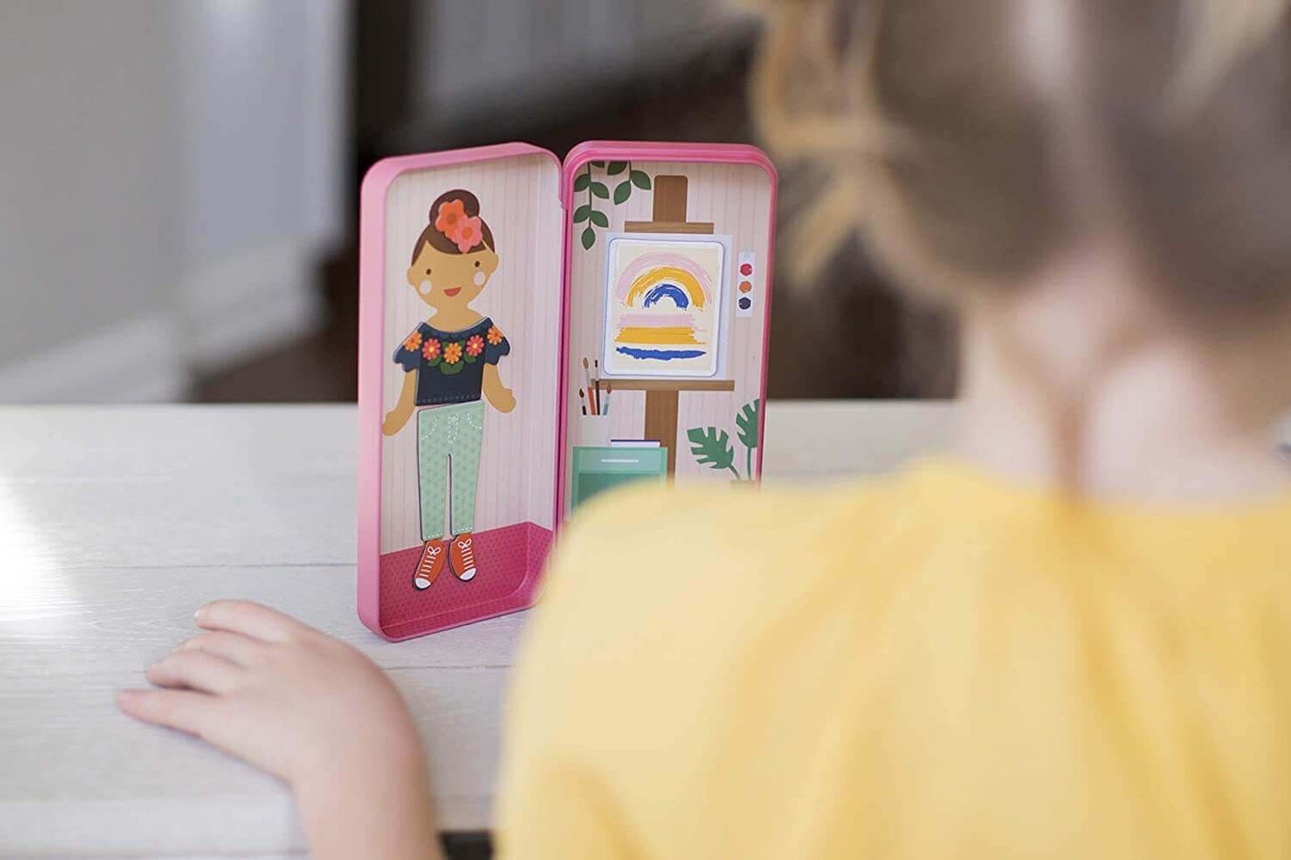 Shine Bright At the Studio Magnetic Dress Up, Petit Collage, eco-friendly Toys, Mountain Kids Toys