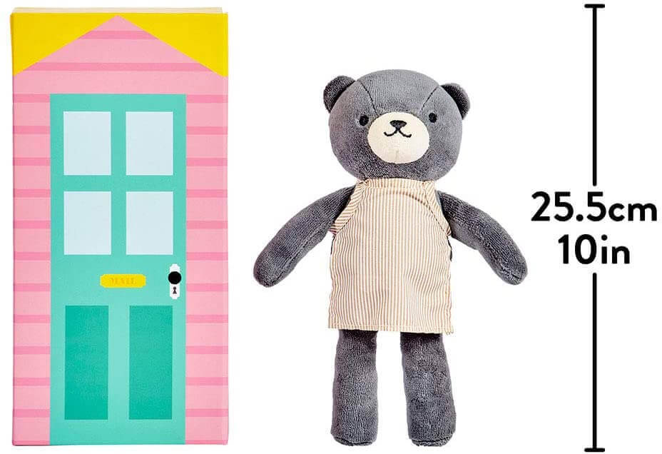 Beatrice the Bear In the Studio Plush Play Set, Petit Collage, eco-friendly Toys, Mountain Kids Toys